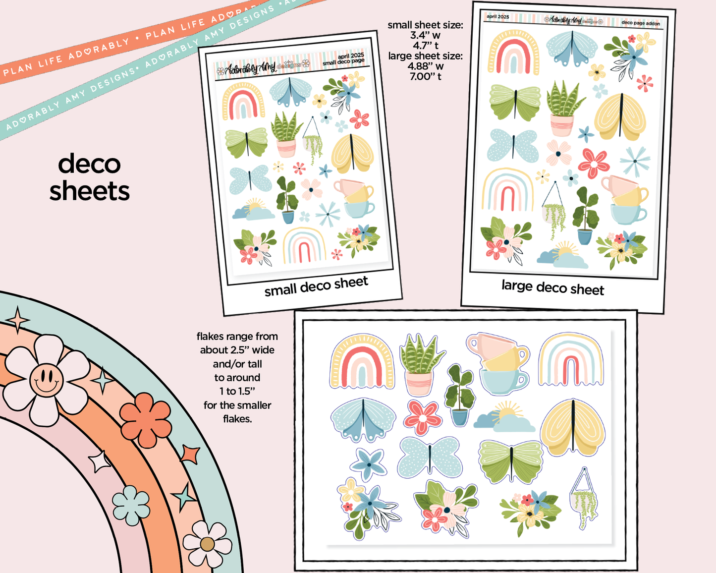 April 2025 Deco Pages - All Sizes