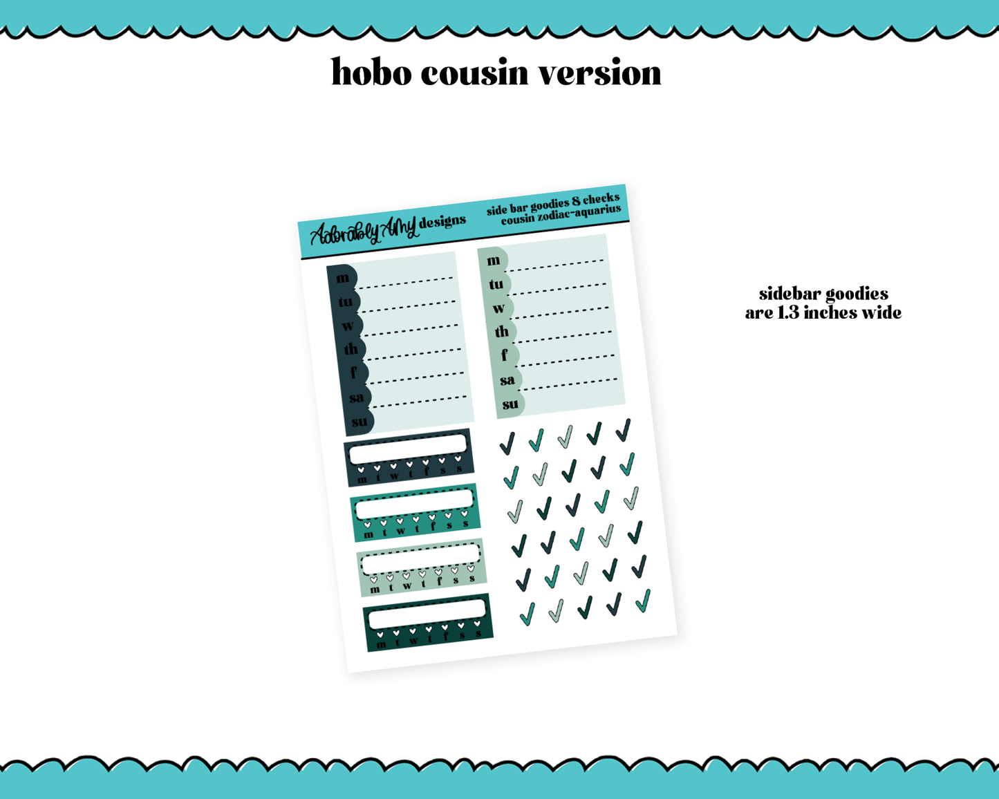 Zodiac Series - Aquarius Hobo Cousin Size Limited Edition Bundle