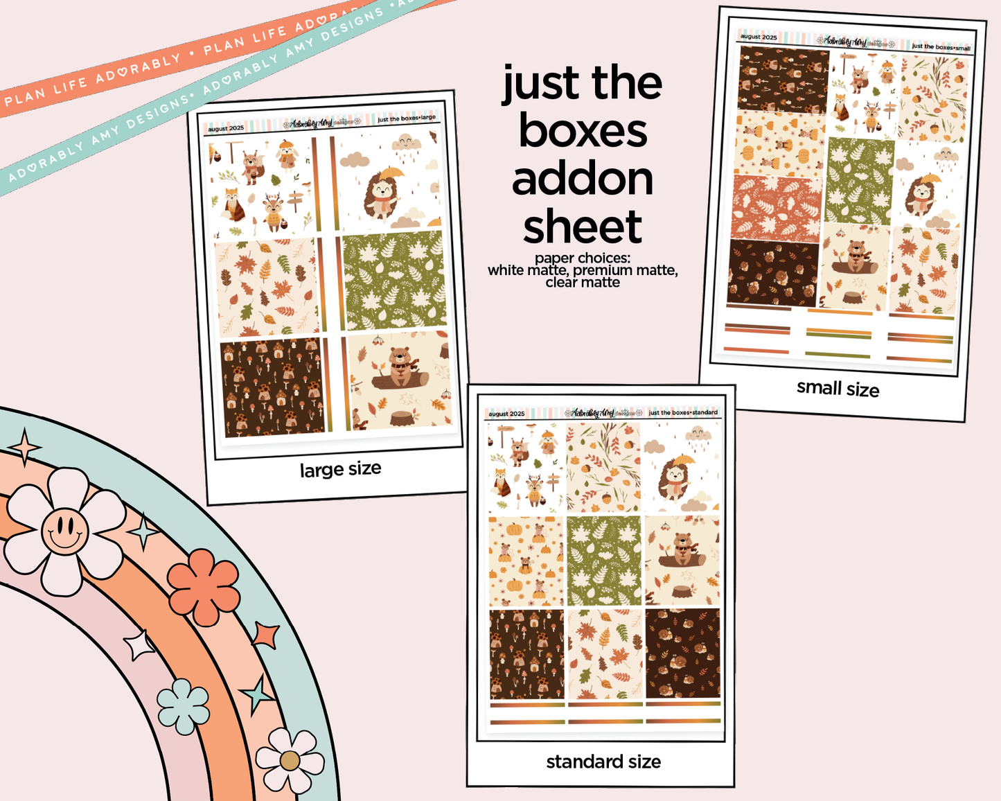 August 2025 Limited Edition Just the Boxes - Functional Pattern Full Boxes