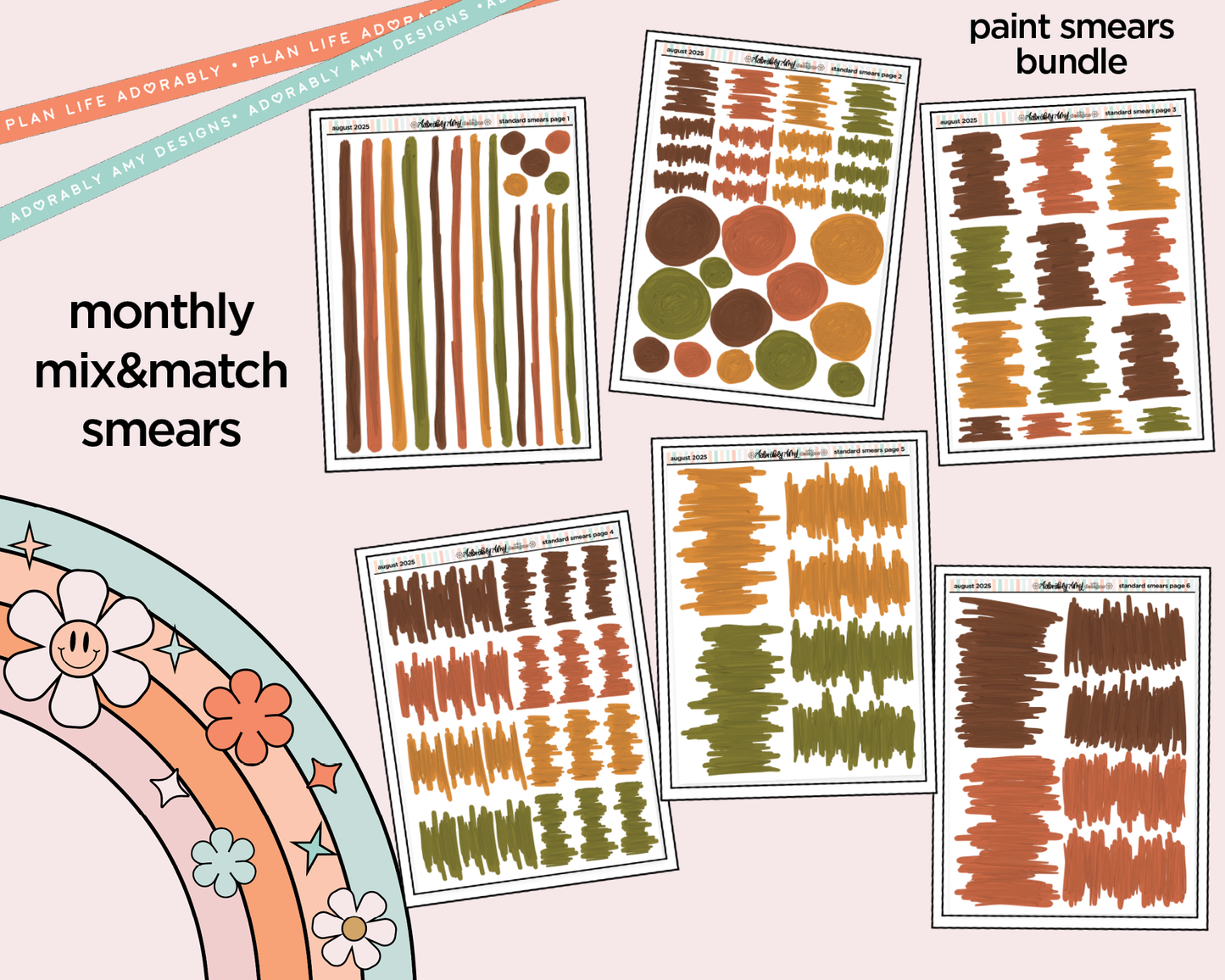 August 2025 Limited Edition Paint Smears Bundle