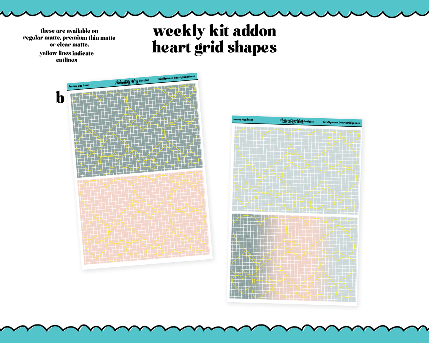 Bunny Egg Hunt Watercolor Weekly Kit Addons - All Sizes - Deco, Smears and More!