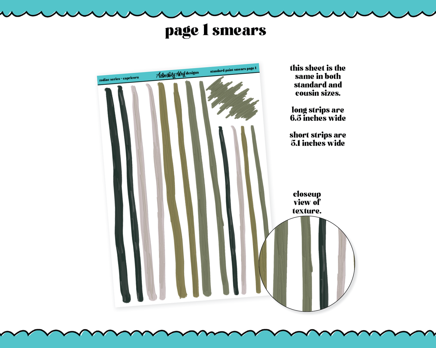 Zodiac Series - Capricorn Limited Edition Paint Smears Bundle