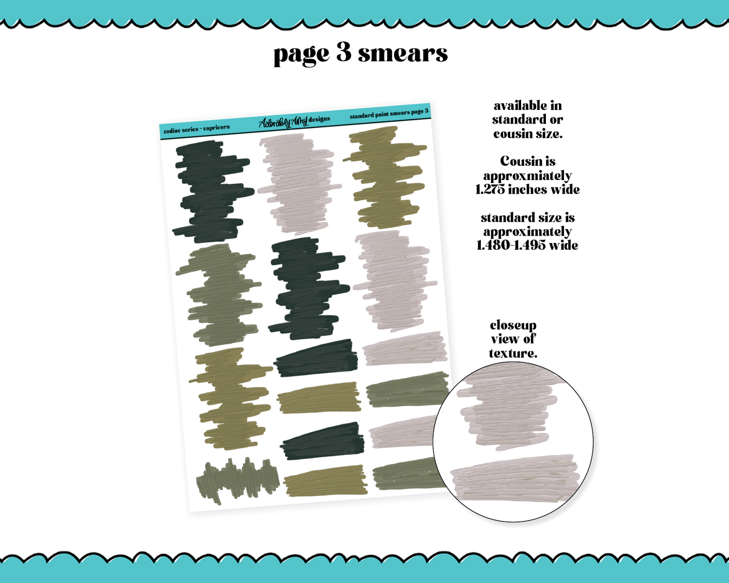 Zodiac Series - Capricorn Limited Edition Paint Smears Bundle