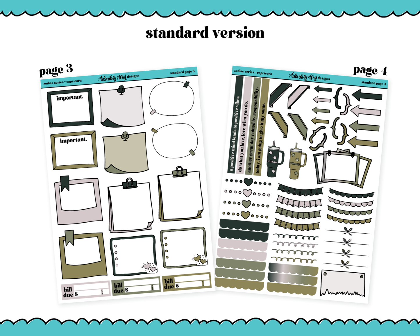 Zodiac Series - Capricorn Standard Size Limited Edition Bundle