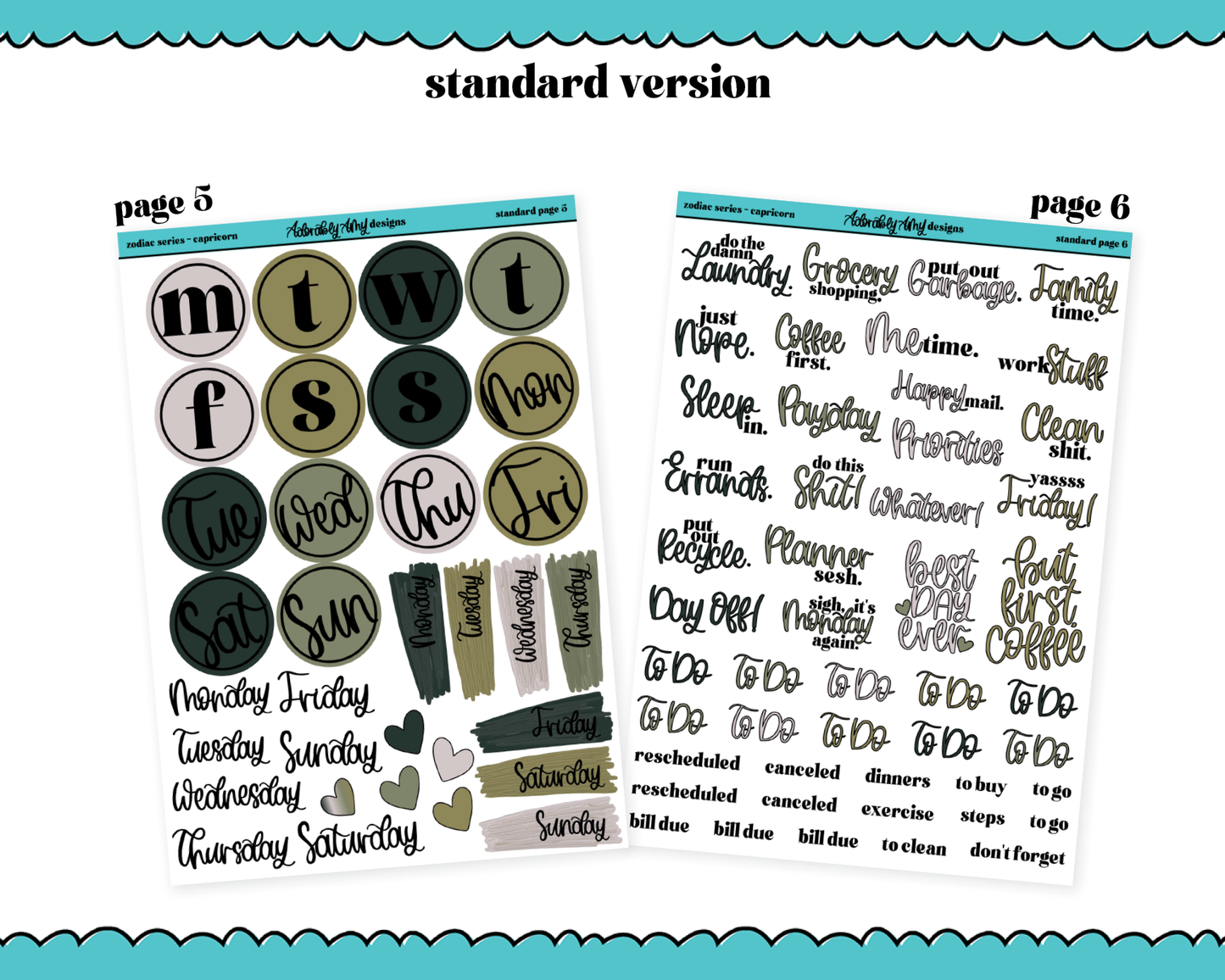Zodiac Series - Capricorn Standard Size Limited Edition Bundle