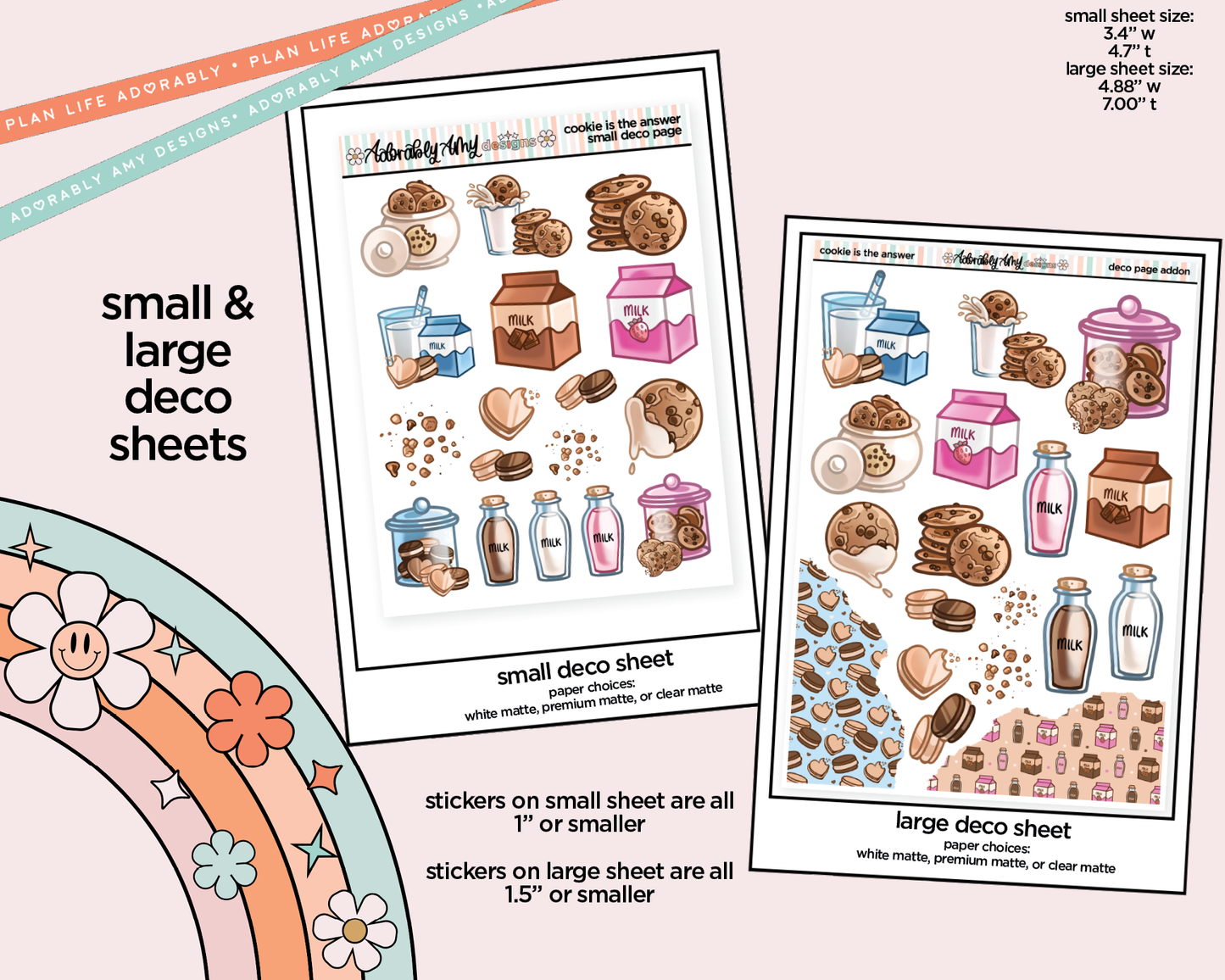 Cookie is the Answer Weekly Kit Deco Pages - All Sizes