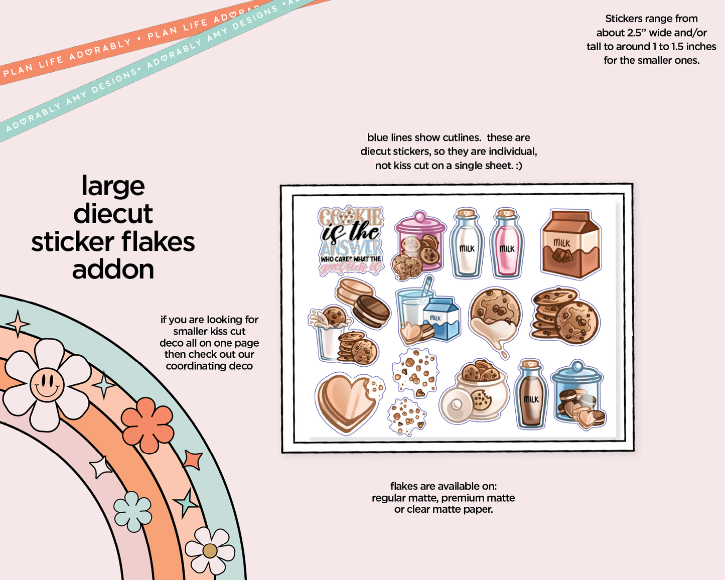 Cookie is the Answer Weekly Kit Deco Pages - All Sizes