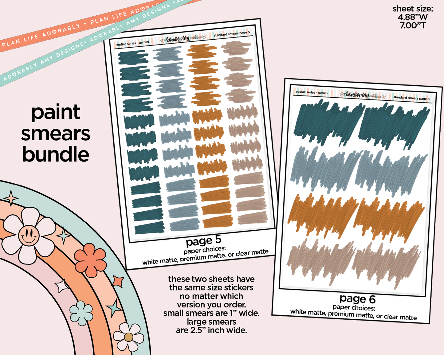 Zodiac Series - Gemini Limited Edition Paint Smears Bundle