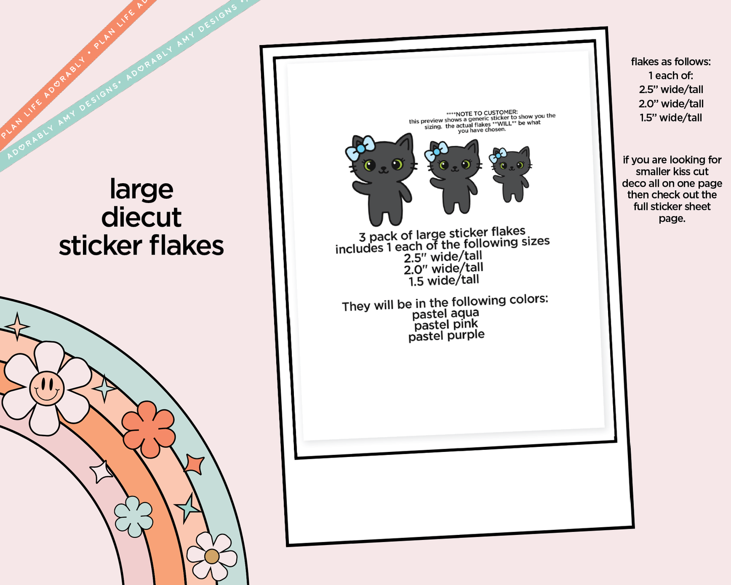 Toothless Cat Game Night Decoration Character Planner Stickers - Adorably Amy Designs