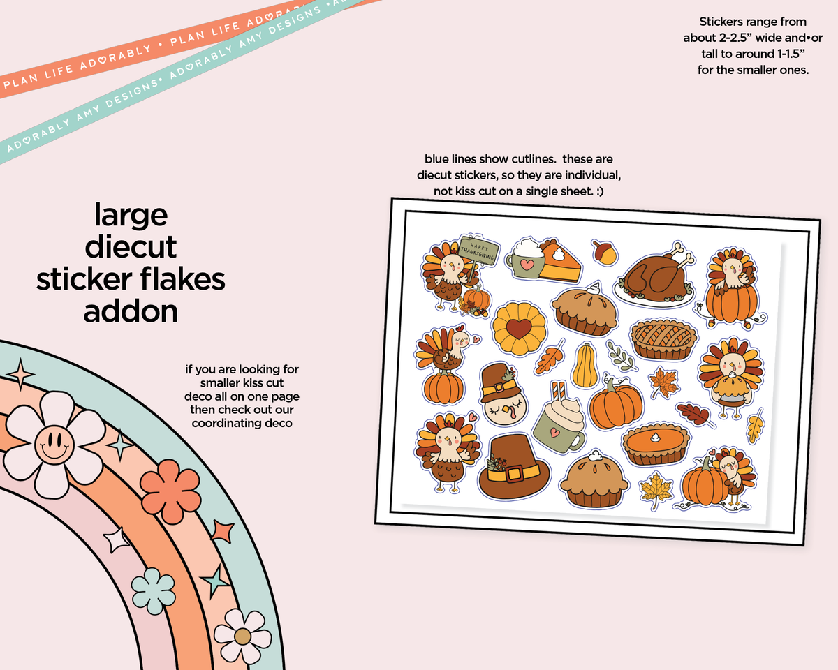 Gobble & Gather Weekly Kit Deco Pages - All Sizes - Adorably Amy Designs