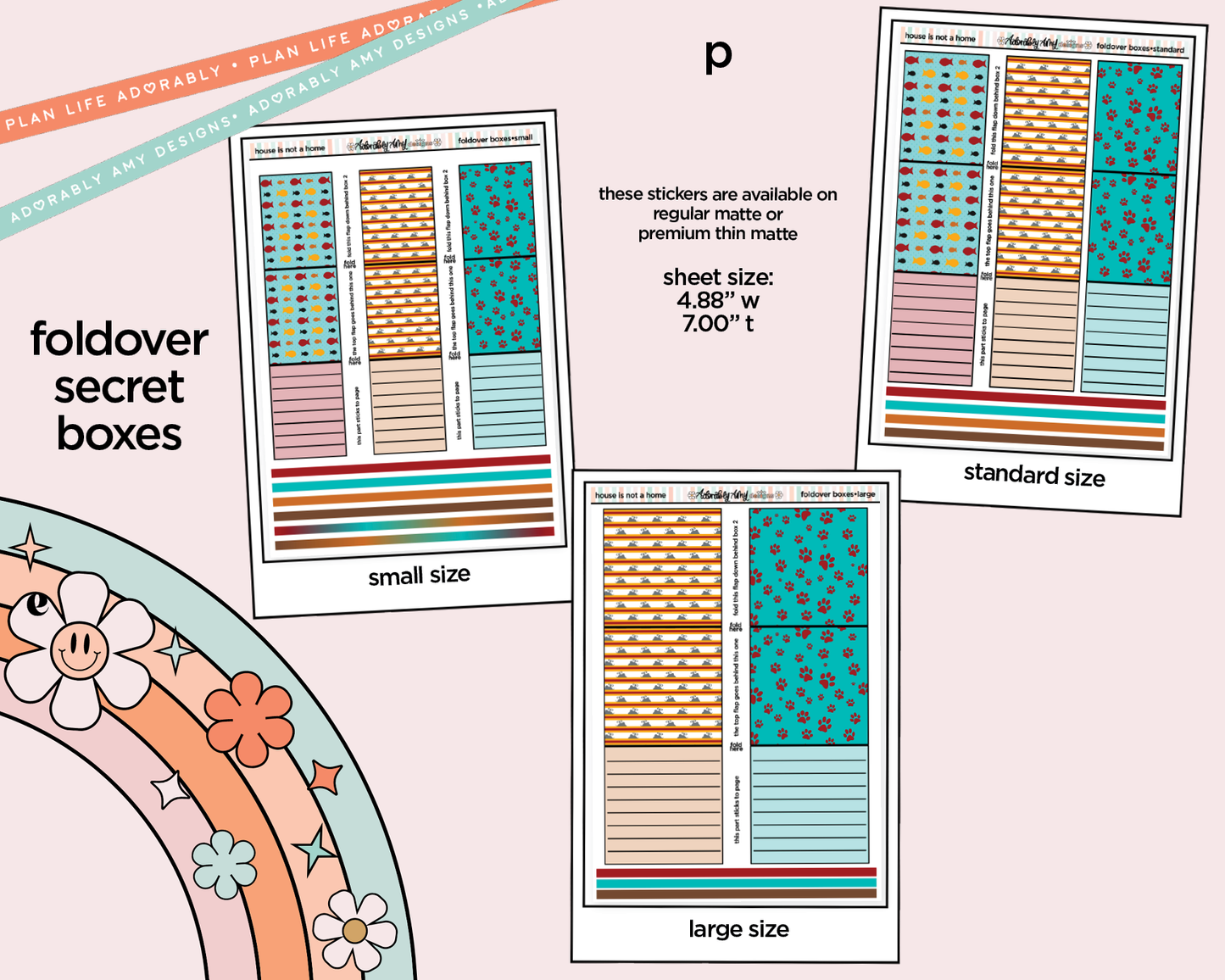 A House Isn't a Home Without a Cat Weekly Kit Addons - All Sizes - Strips, Smears and More!