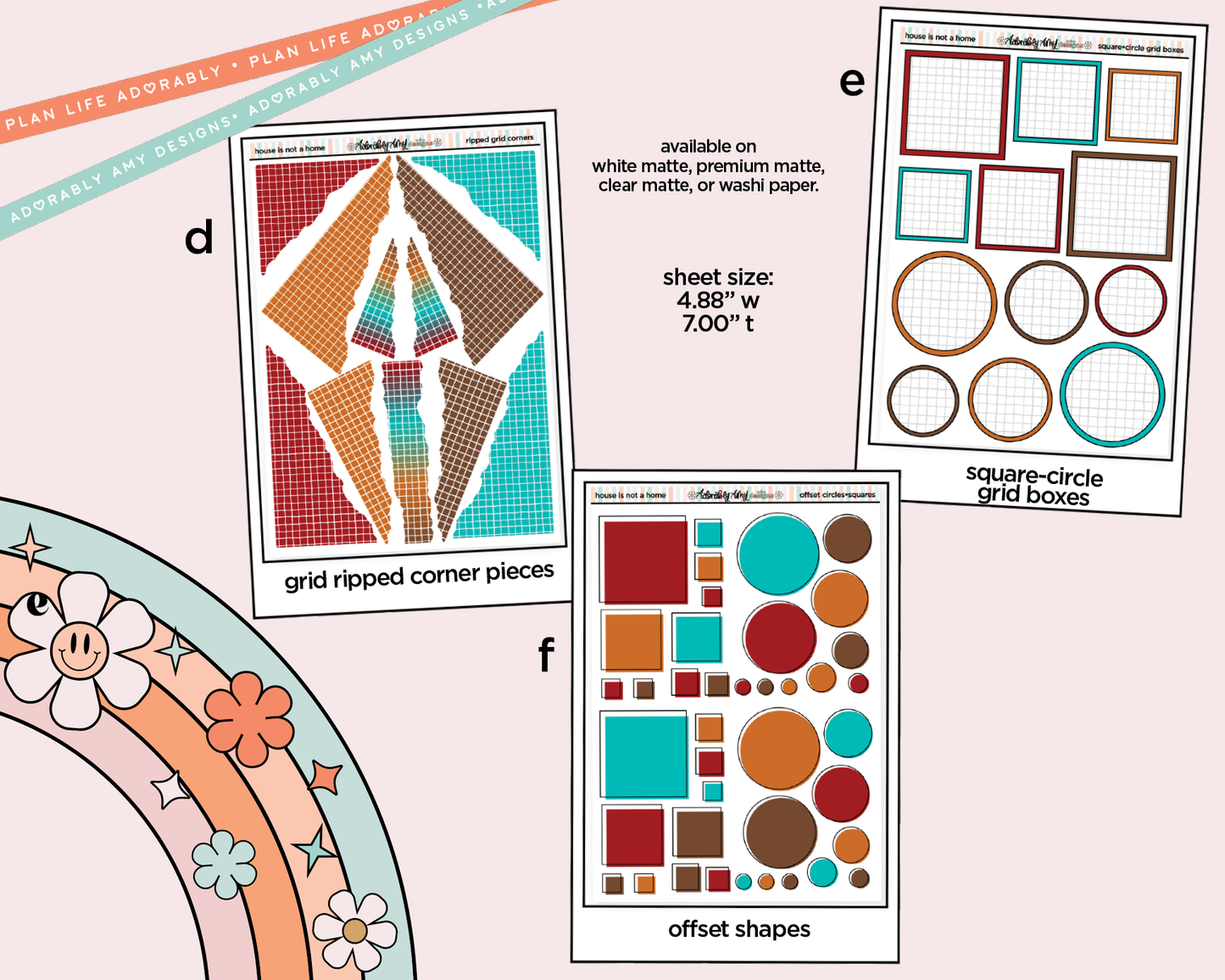 A House Isn't a Home Without a Cat Weekly Kit Addons - All Sizes - Strips, Smears and More!