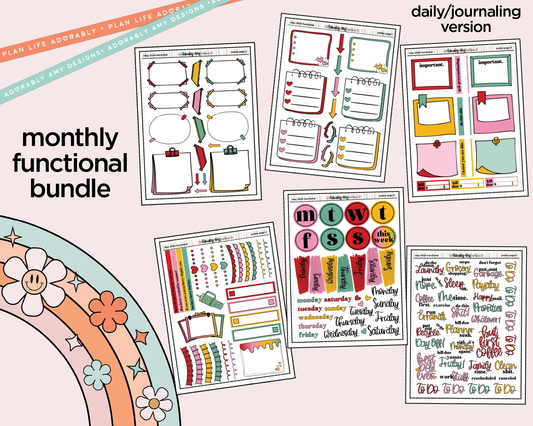 May 2024 Daily Planning Jumbo Size Limited Edition Bundle