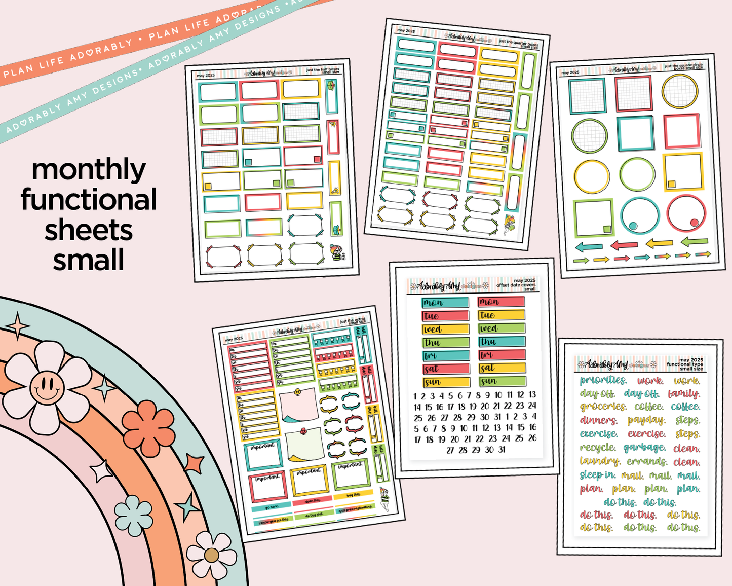 May 2025 Functional Sheets Limited Edition (3 sizes)