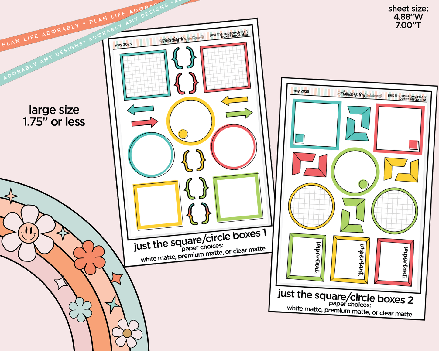 May 2025 Functional Sheets Limited Edition (3 sizes)