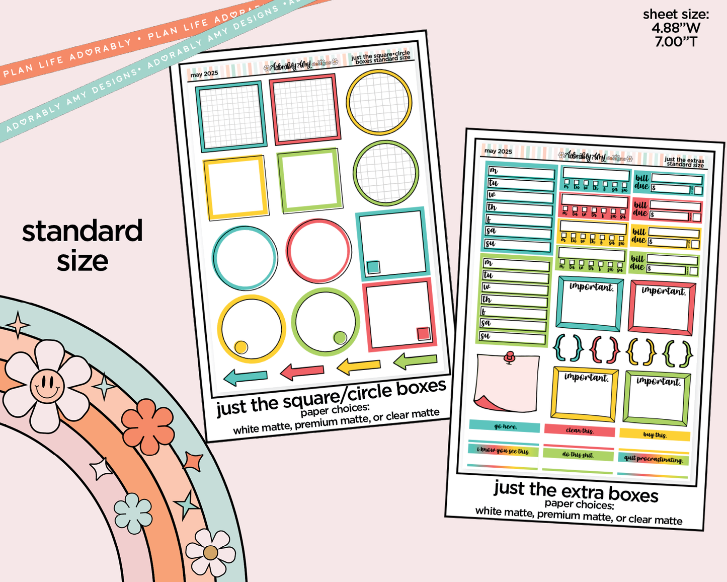 May 2025 Functional Sheets Limited Edition (3 sizes)