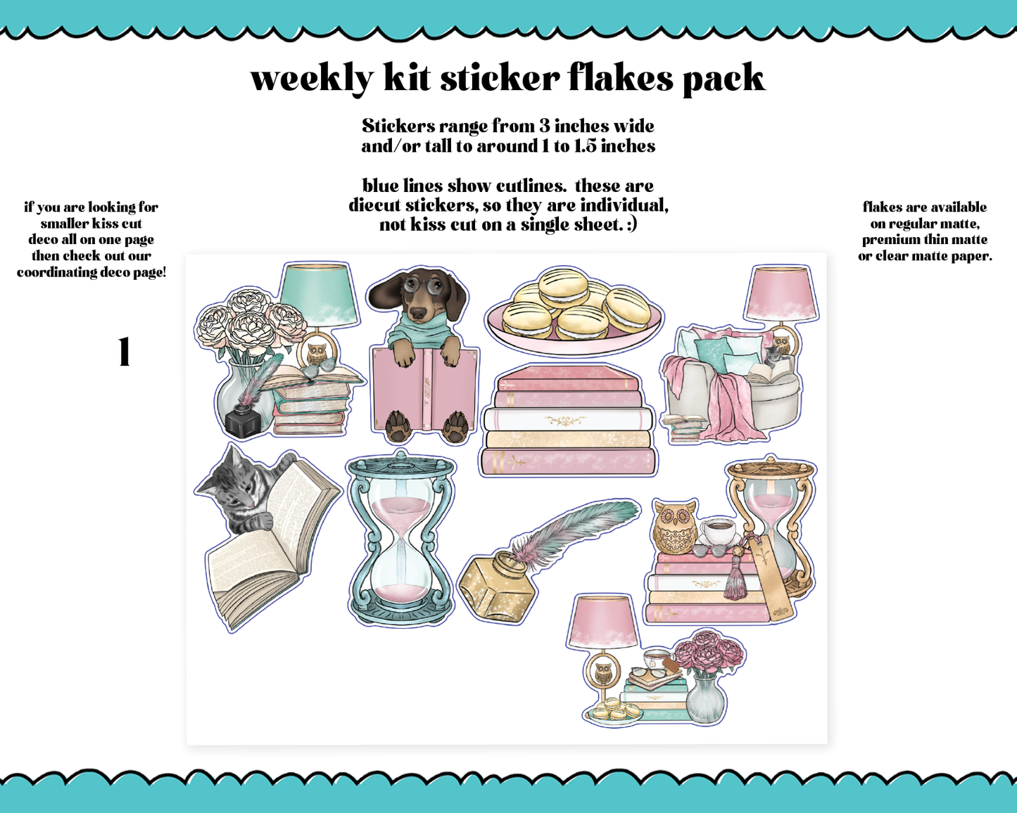 My Weekend is Booked Weekly Kit Addons - All Sizes - Deco, Smears and More!
