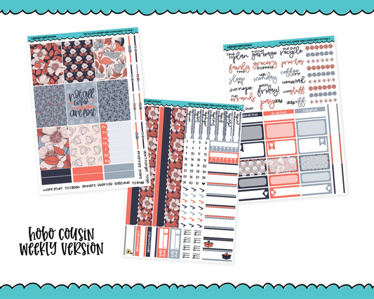 Hobonichi Cousin Weekly Not All Who Wander Nature Themed Planner Sticker Kit for Hobo Cousin or Similar Planners