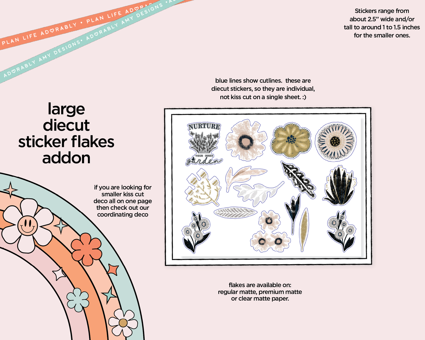 Nurture Weekly Kit Deco Pages - All Sizes