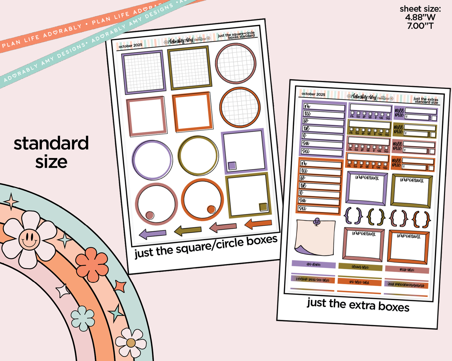 October 2025 Mix & Match Functional Sheets Limited Edition (3 sizes)