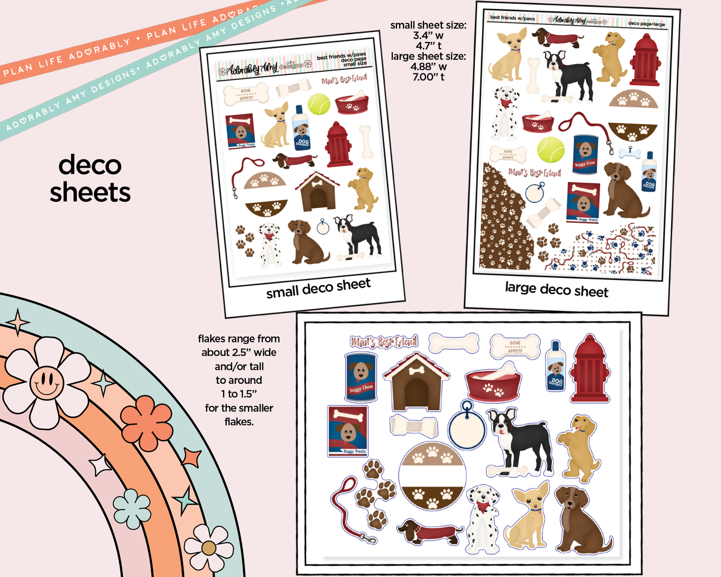 Best Friends are Ones with Paws Weekly Kit Deco Pages - All Sizes