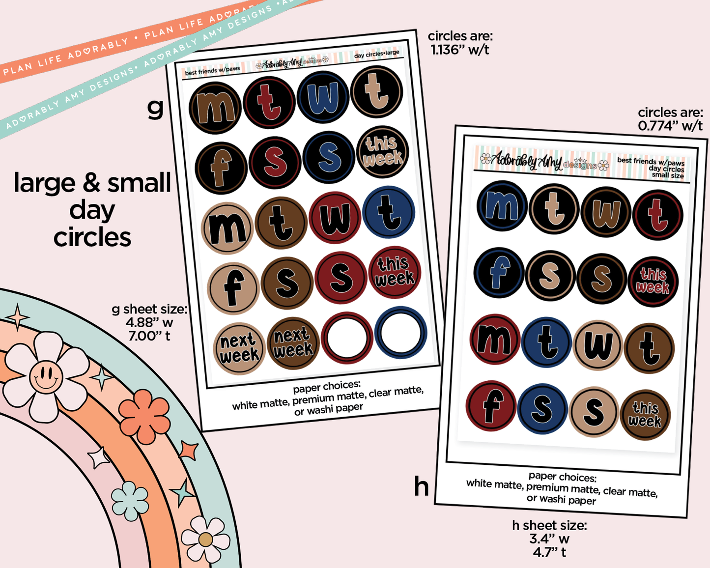Best Friends are Ones with Paws Weekly Kit Addons - All Sizes - Strips, Smears and More!