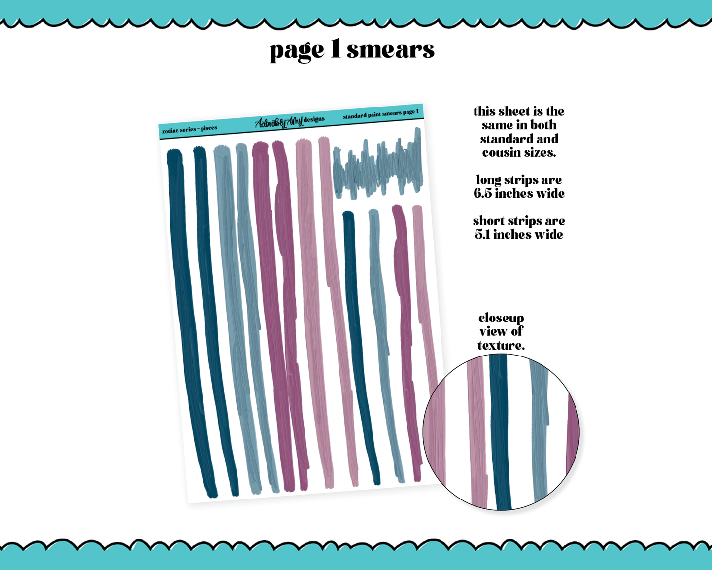 Zodiac Series - Pisces Limited Edition Paint Smears Bundle