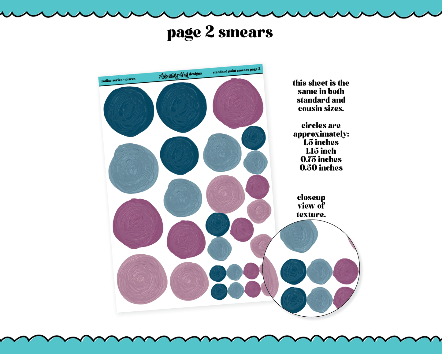 Zodiac Series - Pisces Limited Edition Paint Smears Bundle