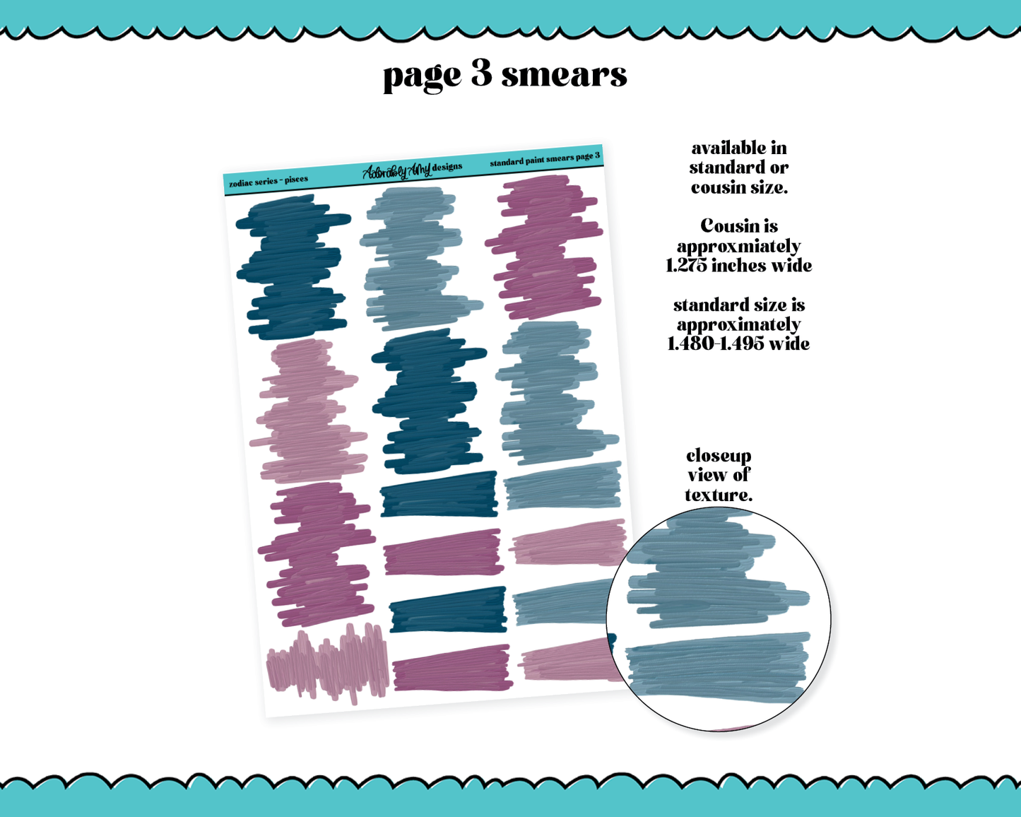 Zodiac Series - Pisces Limited Edition Paint Smears Bundle