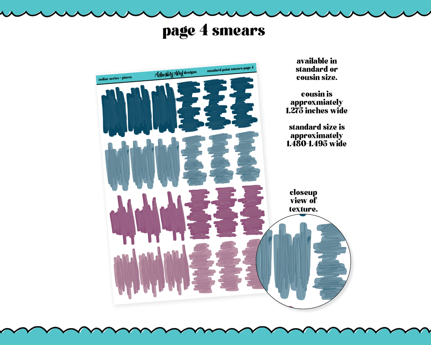 Zodiac Series - Pisces Limited Edition Paint Smears Bundle