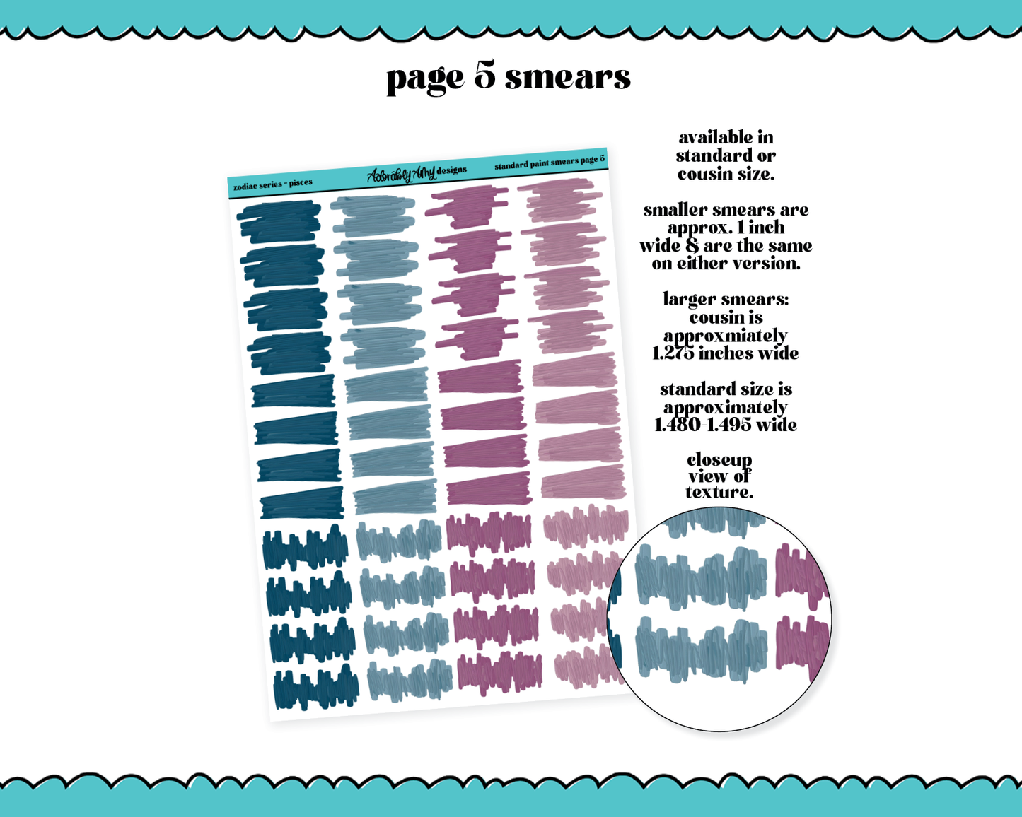 Zodiac Series - Pisces Limited Edition Paint Smears Bundle