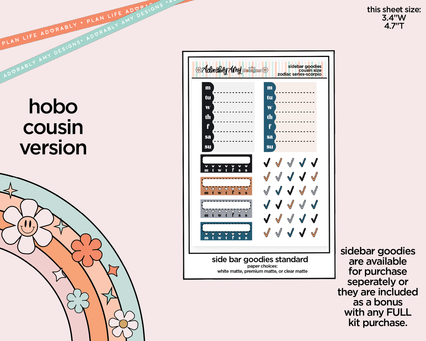 Zodiac Series - Scorpio Hobo Cousin Size Limited Edition Bundle