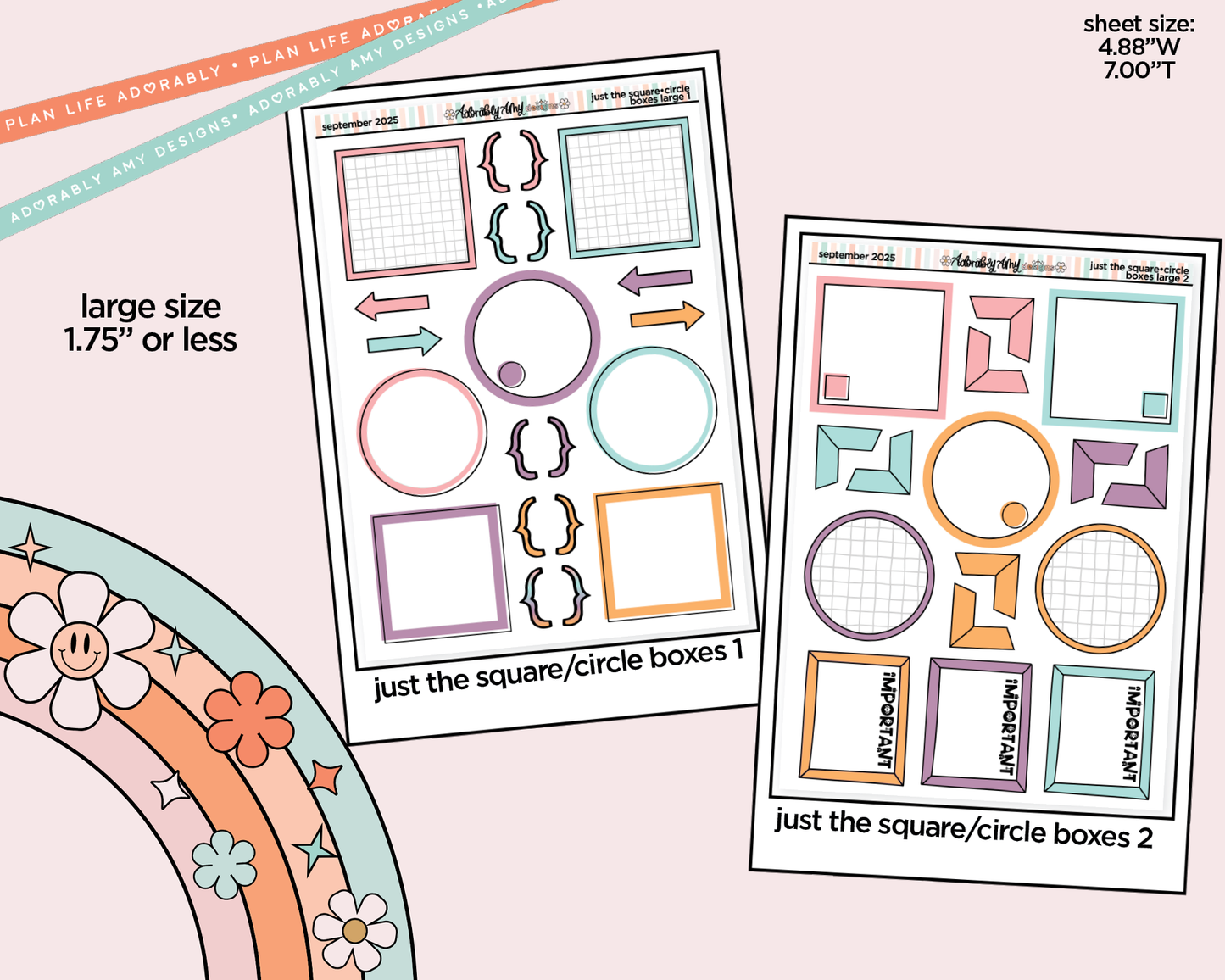 September 2025 Mix & Match Functional Sheets Limited Edition (3 sizes)