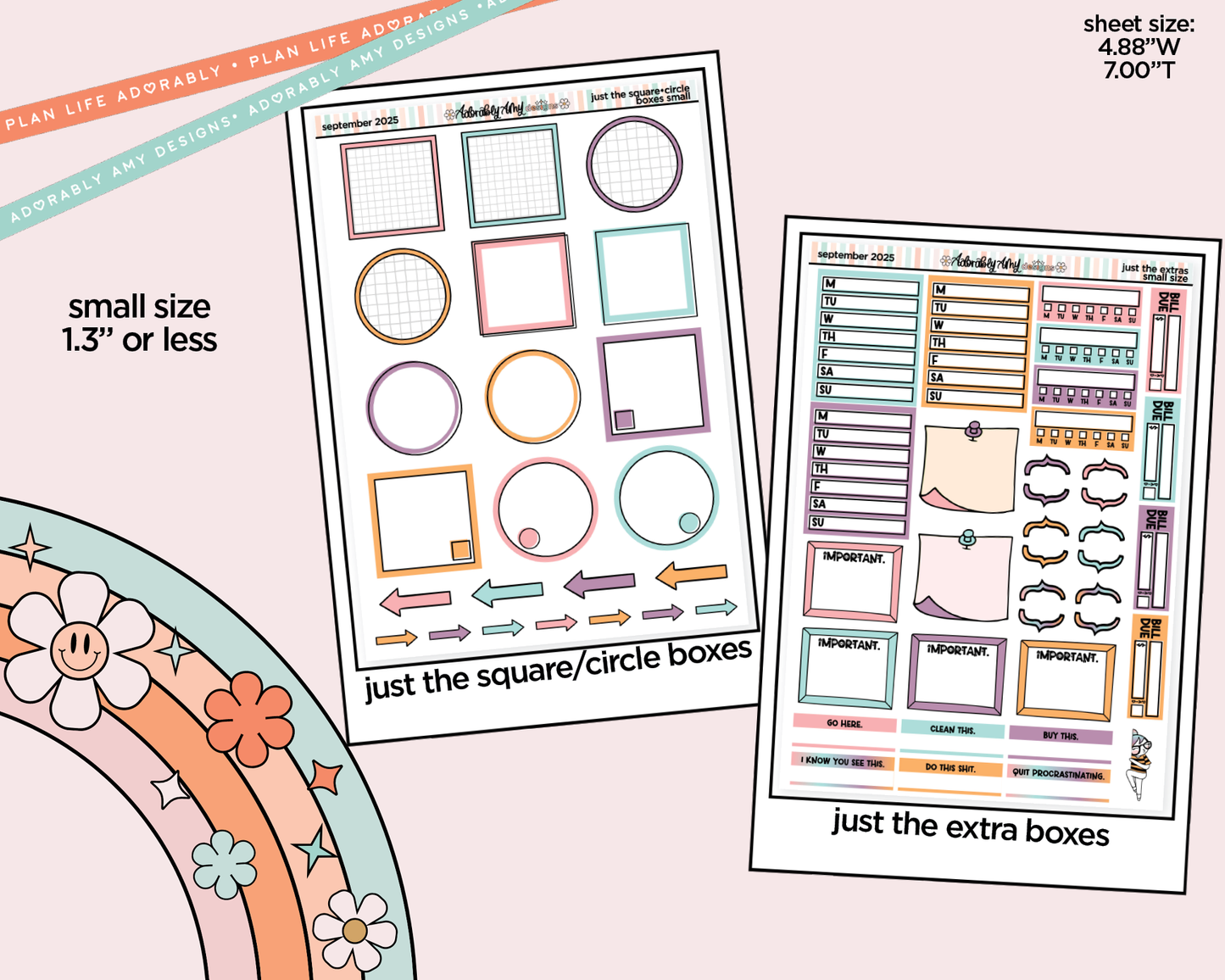 September 2025 Mix & Match Functional Sheets Limited Edition (3 sizes)