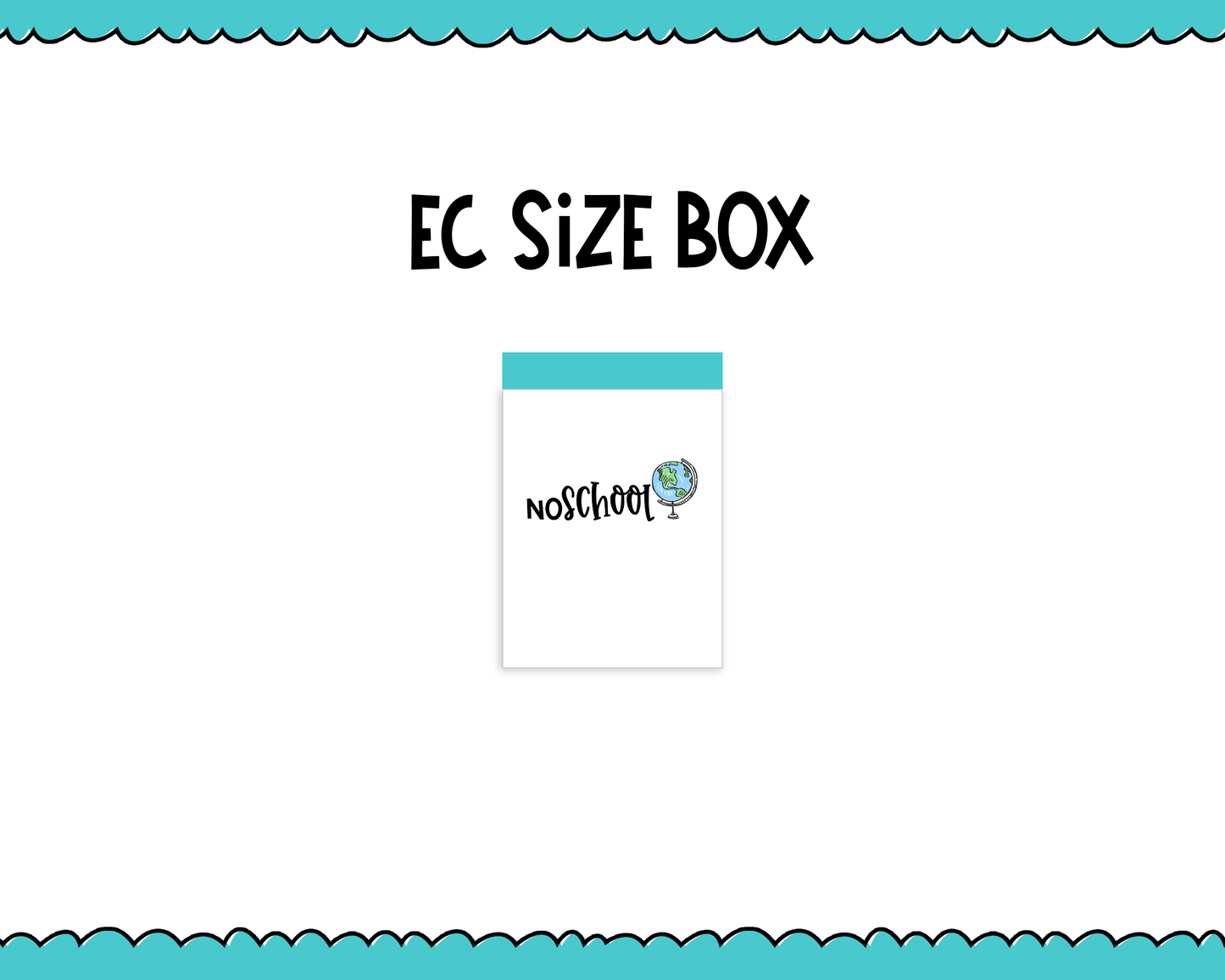 Doodled Graphics Grade School Typography Planner Stickers for any Planner or Insert - Adorably Amy Designs