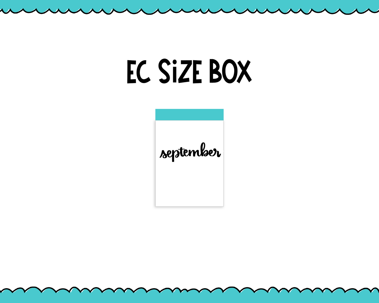 Hand Lettered Months of the Year Planner Stickers for any Planner or Insert - Adorably Amy Designs