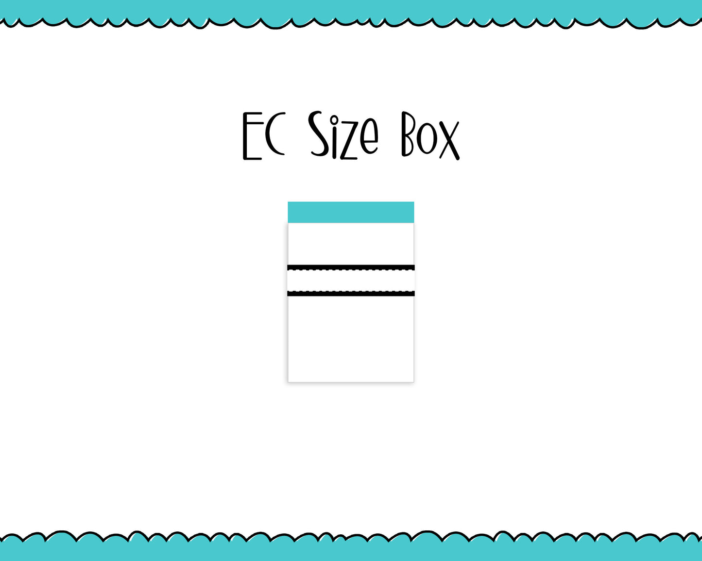 Foiled Dashed Quarter Box Reminder Planner Stickers for any Planner or Insert - Adorably Amy Designs