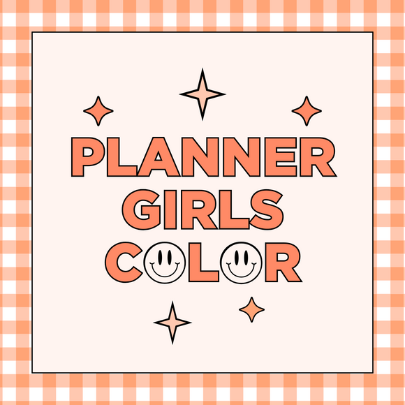 Doodled Planner Girls Color