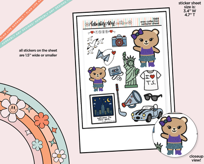 1989 Era Decoration Character Planner Stickers - Adorably Amy Designs