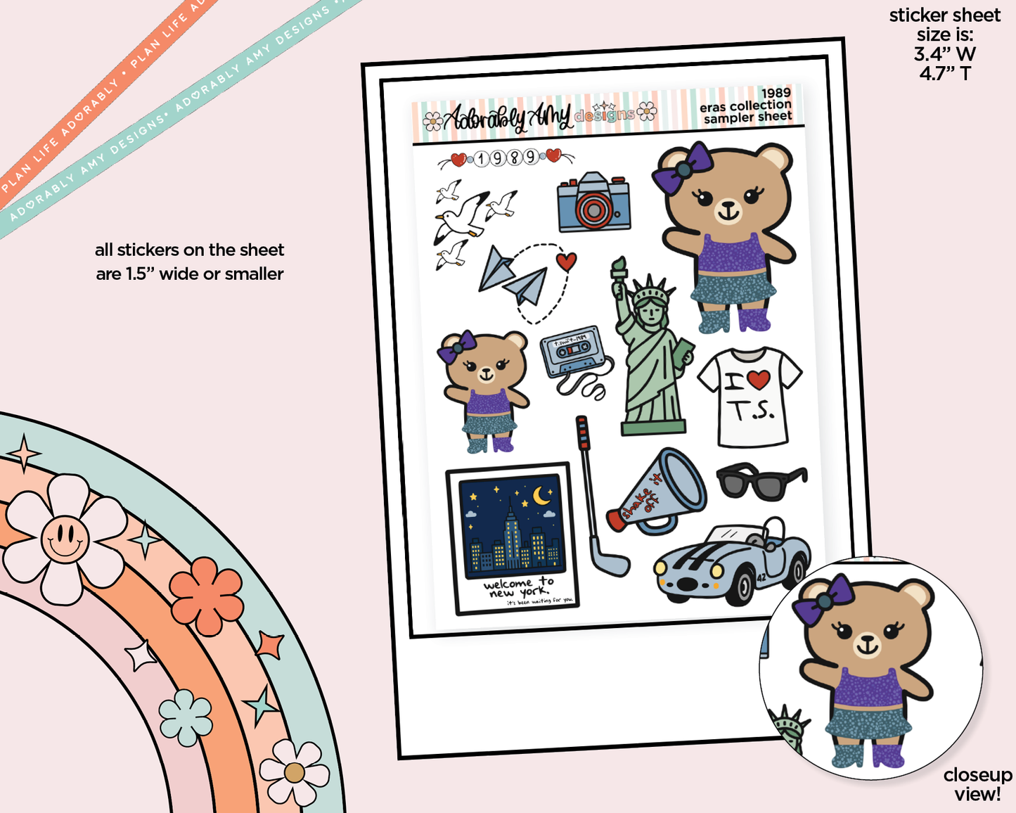 Eras Collection - The Bundle Cutie Trio Decoration Character Planner Stickers