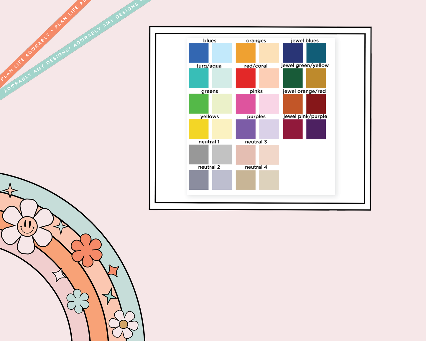 Custom Typography Sticker Reminder Planner Stickers for any Planner or Insert