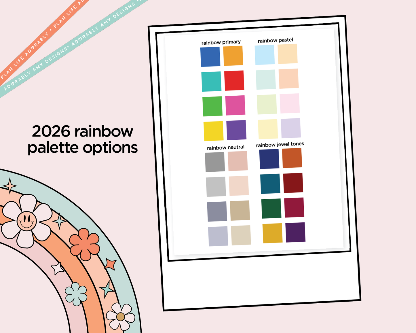 Custom Typography Sticker Reminder Planner Stickers for any Planner or Insert