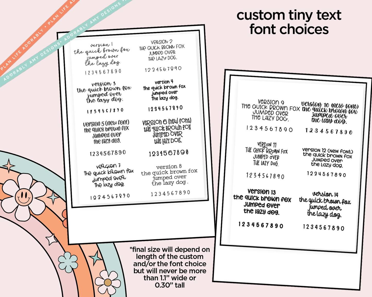 Foiled Tiny Text Series - You're Doing Great Checklist Size Planner Stickers for any Planner or Insert