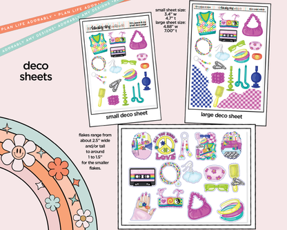 70's Peace & Love Weekly Kit Deco Pages - All Sizes