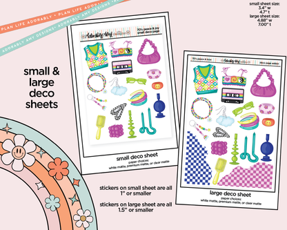 70's Peace & Love Weekly Kit Deco Pages - All Sizes