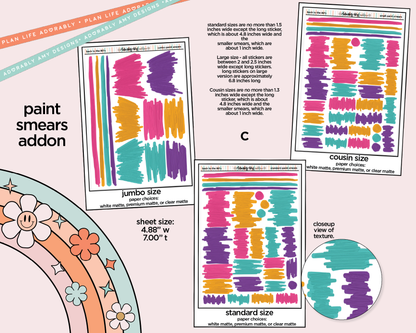 Back to the 80's Weekly Kit Addons - All Sizes - Strips, Smears and More!