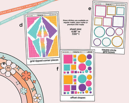 Back to the 80's Weekly Kit Addons - All Sizes - Strips, Smears and More!
