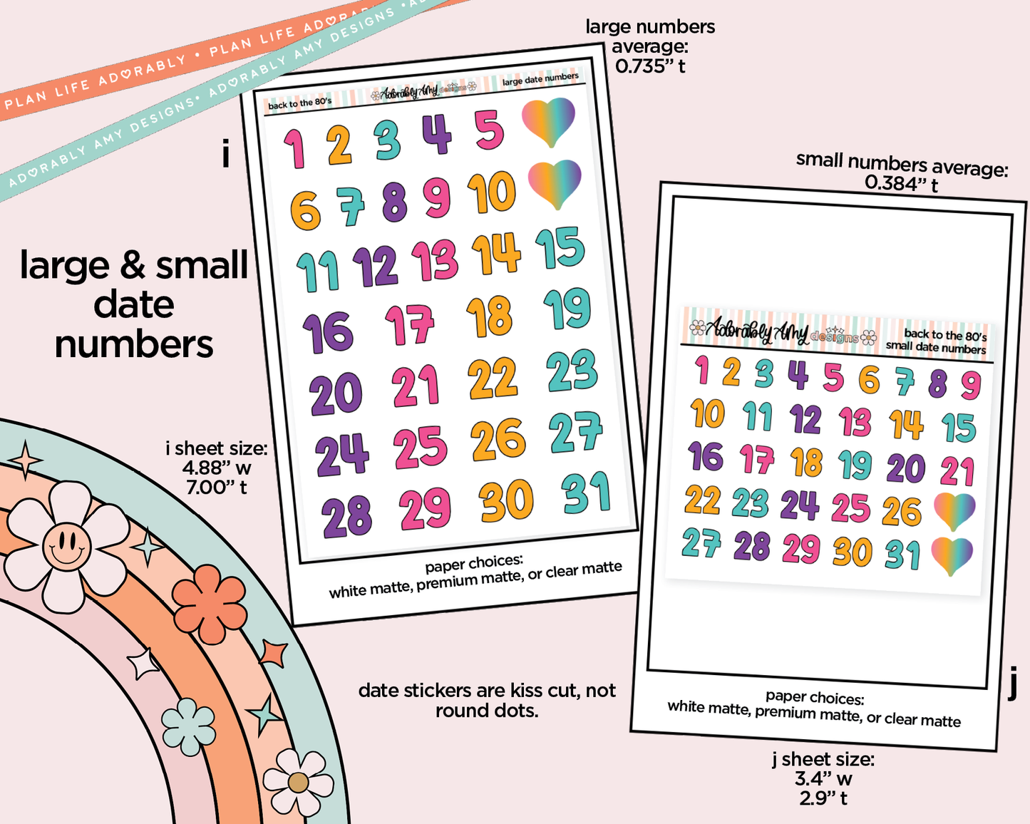 Back to the 80's Weekly Kit Addons - All Sizes - Strips, Smears and More!