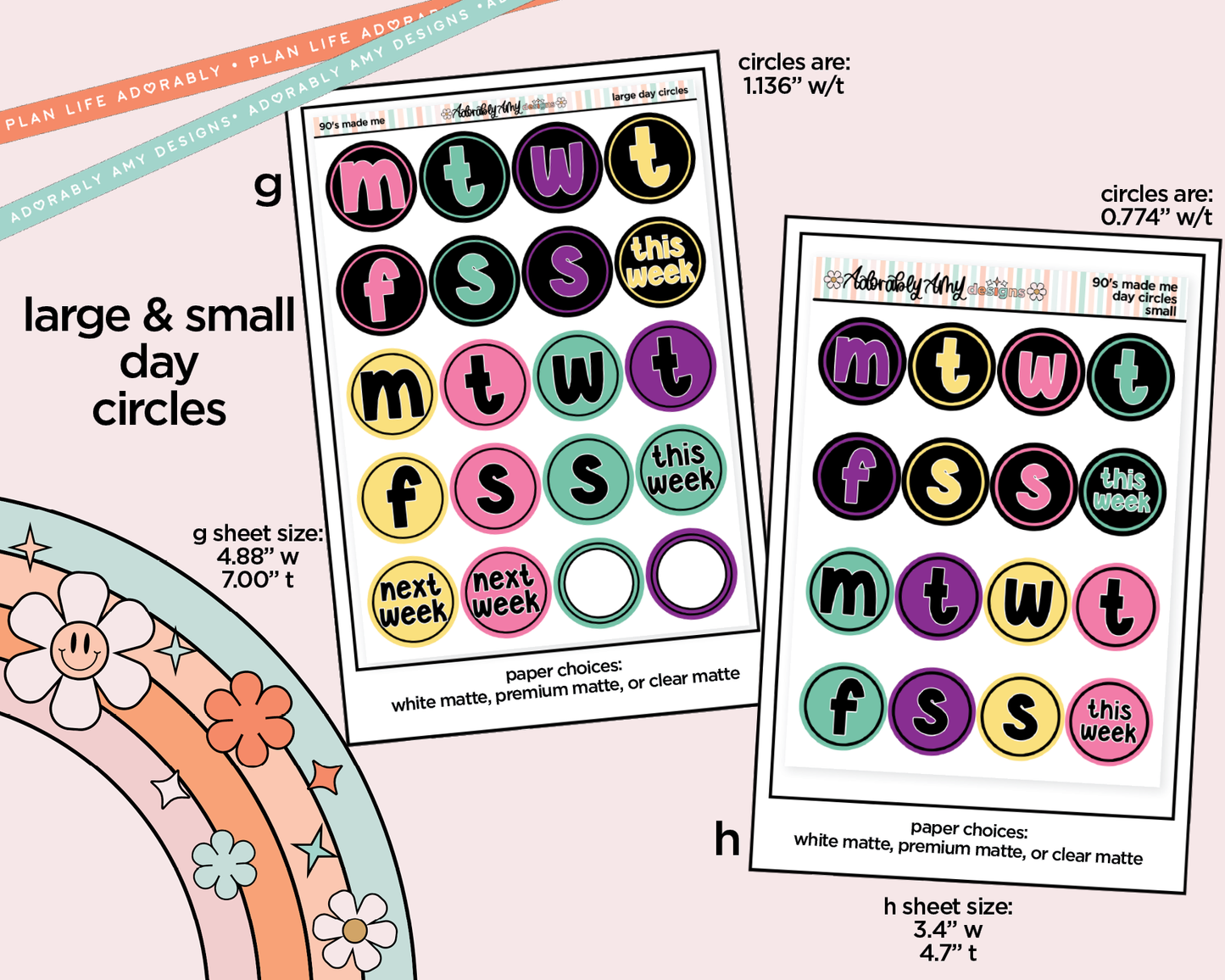 90's Made Me Weekly Kit Addons - All Sizes - Strips, Smears and More!