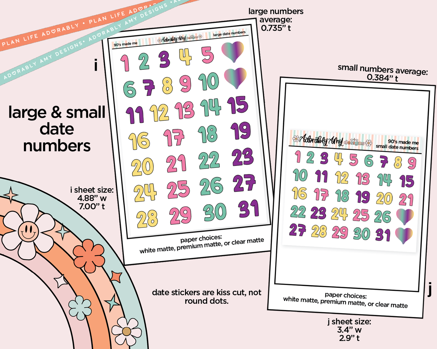 90's Made Me Weekly Kit Addons - All Sizes - Strips, Smears and More!